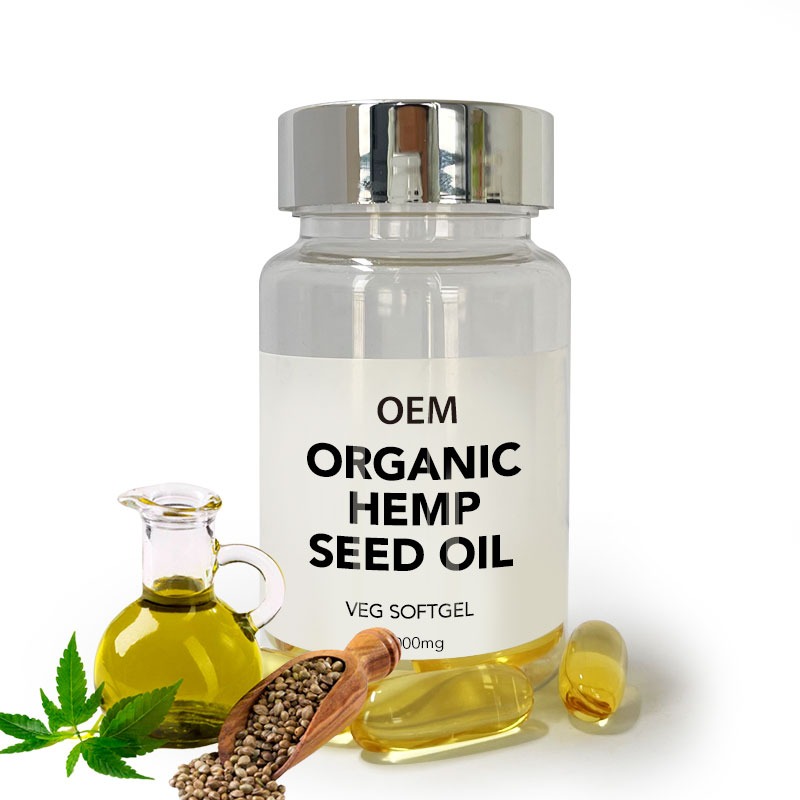Organic hemp seed oil Veg softgel 5555